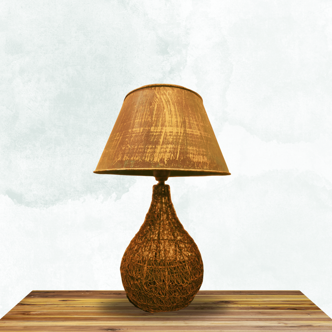 Golden Mesh Bird nest Table lamp