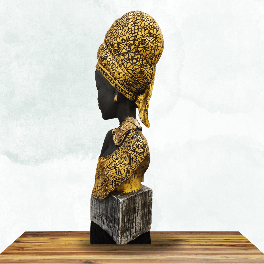 African Tribual Women Statue Home Decor