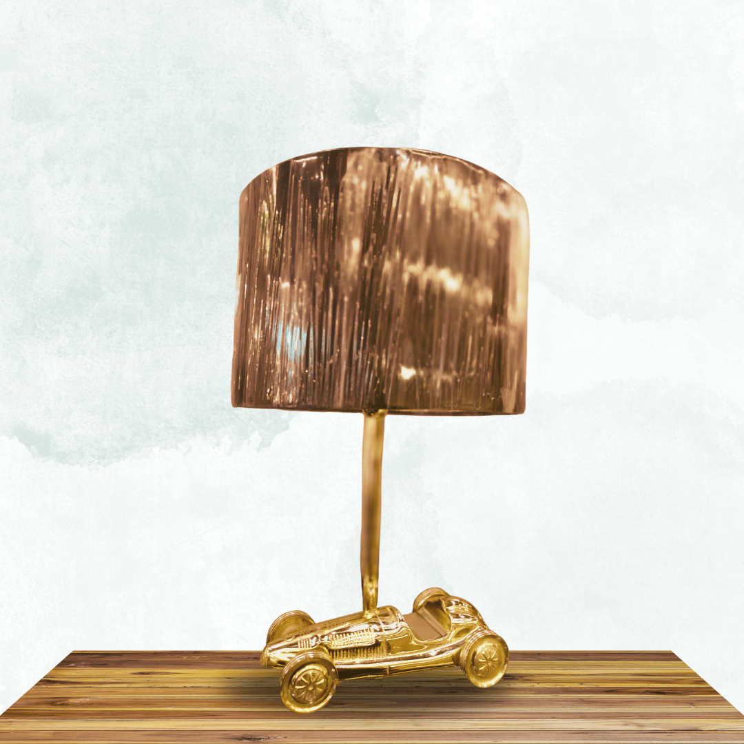 Golden Car Table Lamp