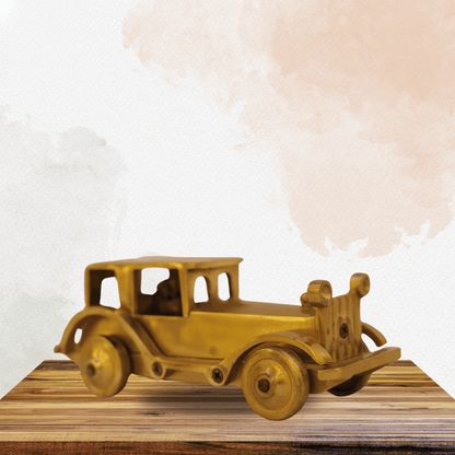 Brass Vintage Car Figurine Statue