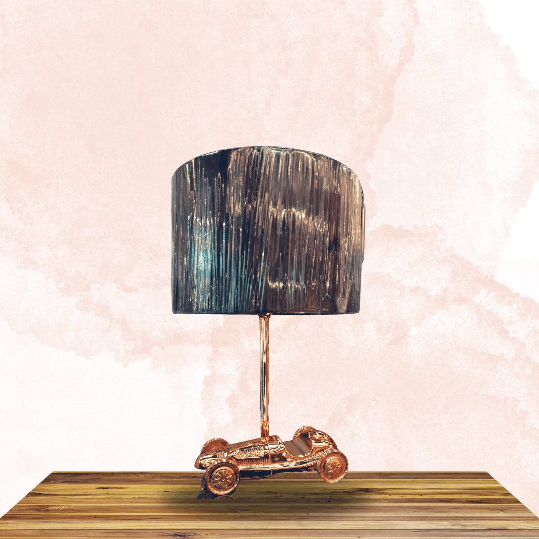 Golden Car Table Lamp