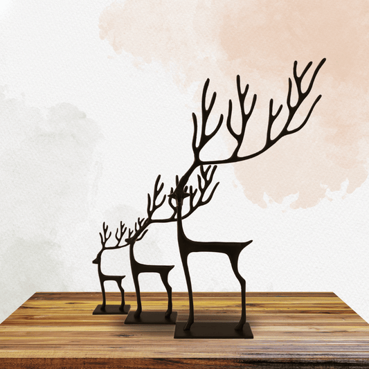 Deer Barasingha Made Of Aluminium