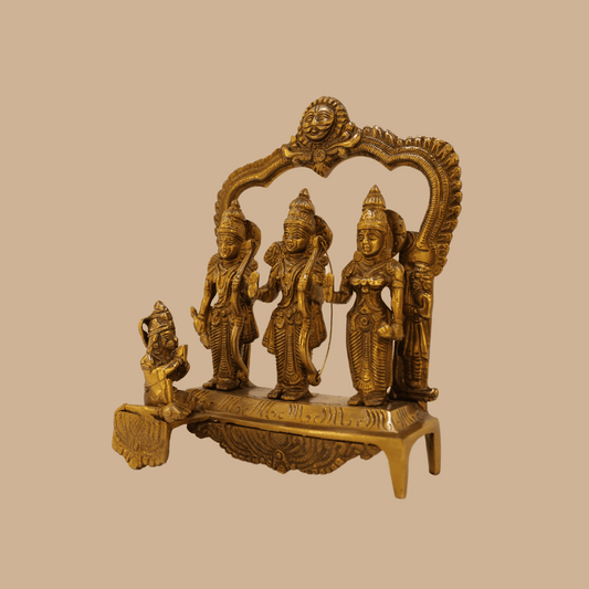 Ram Darbar Family Brass Idol Showpiece