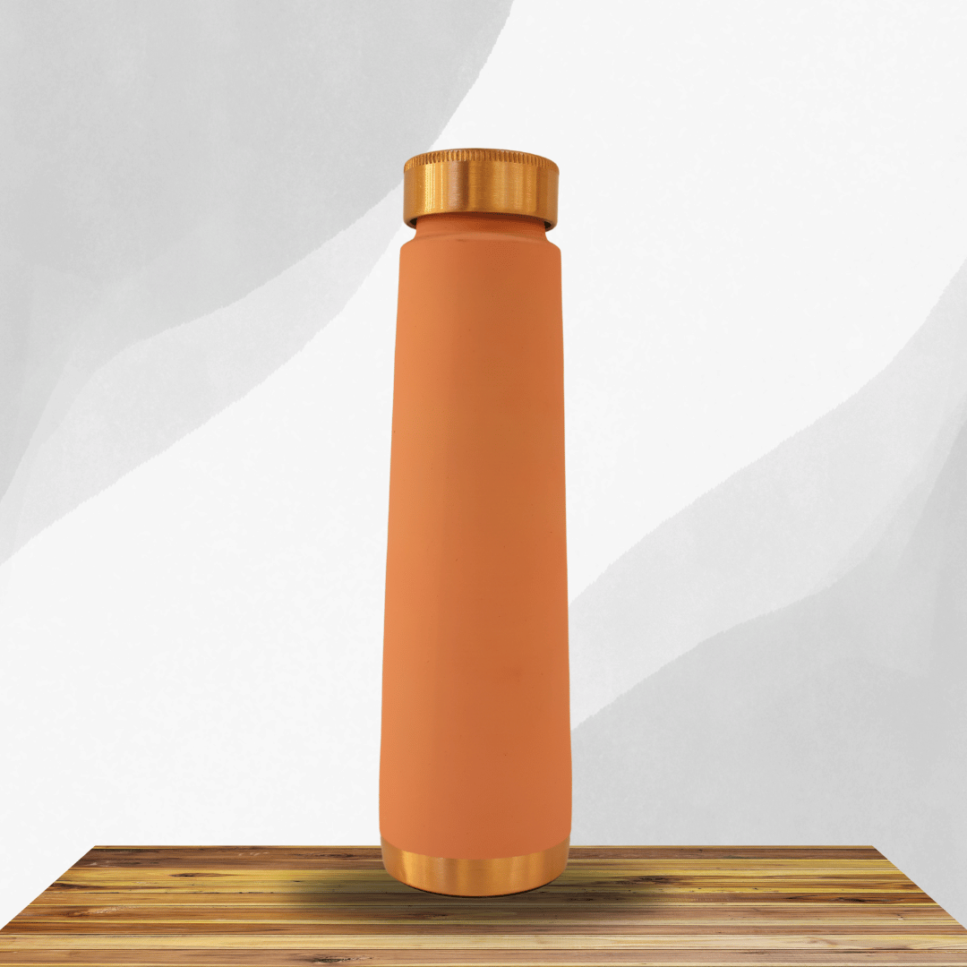 Cream Color Copper Bottle