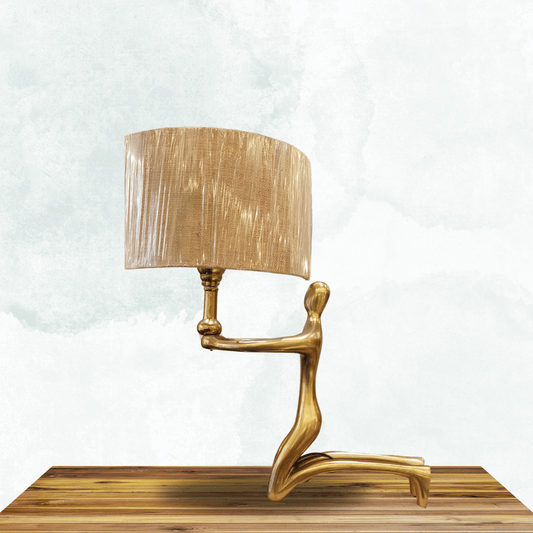 Golden Statue Table Lamp