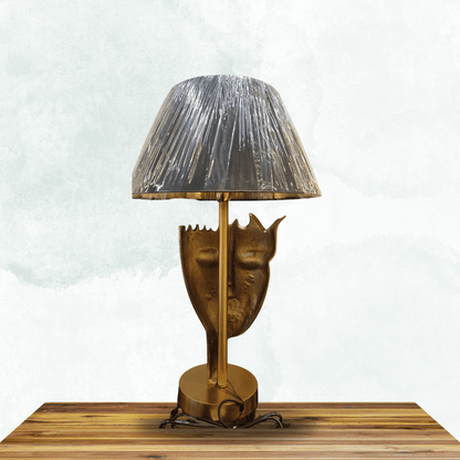 Golden Full Face Mask Table Lamp