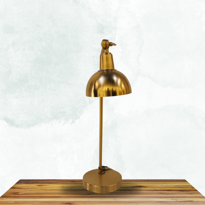 Circular Golden Table Lamp