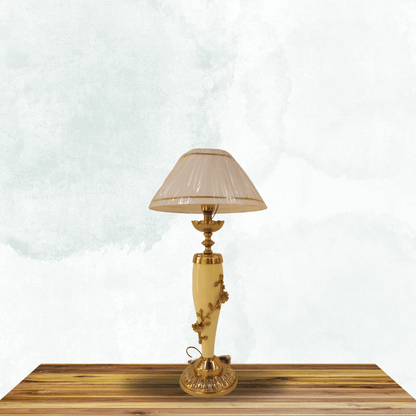 White Cotton Shade Table Lamp