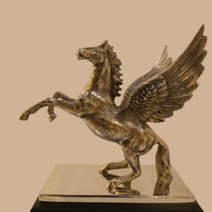 Flying Horse Golden Statue